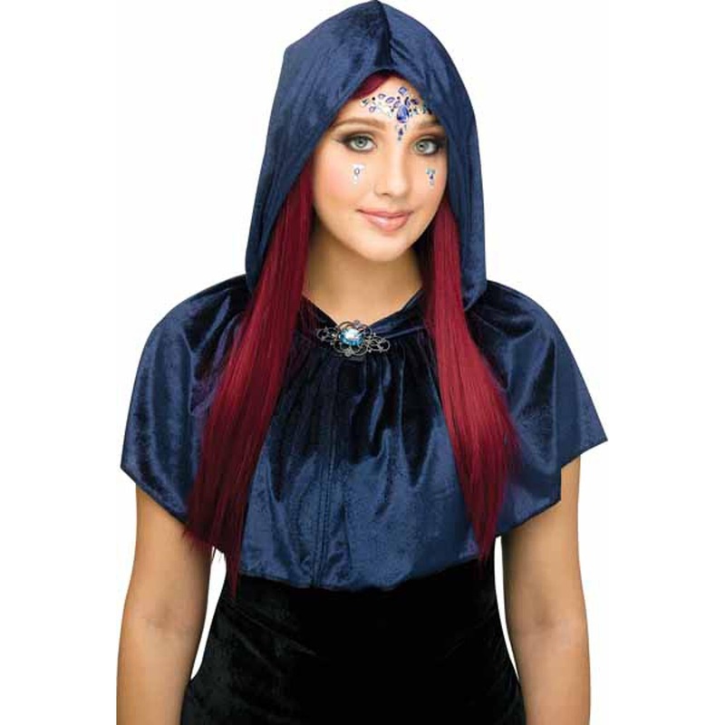 Blue Hooded Capelet Kit: Unleash Your Inner Enchantress (1/Pk)