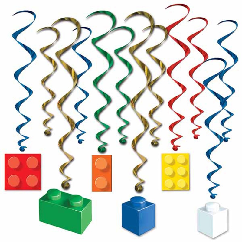 Building Block Whirl Set - 6 Icon/6 Plain