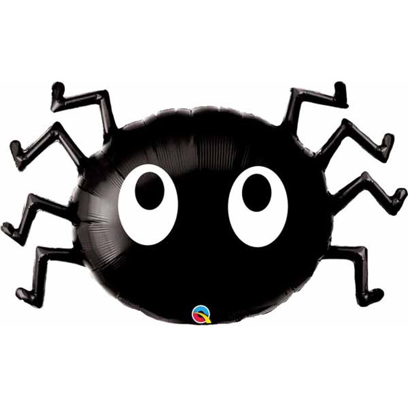 Creepy Spider Shape Halloween Foil Balloon - 39"