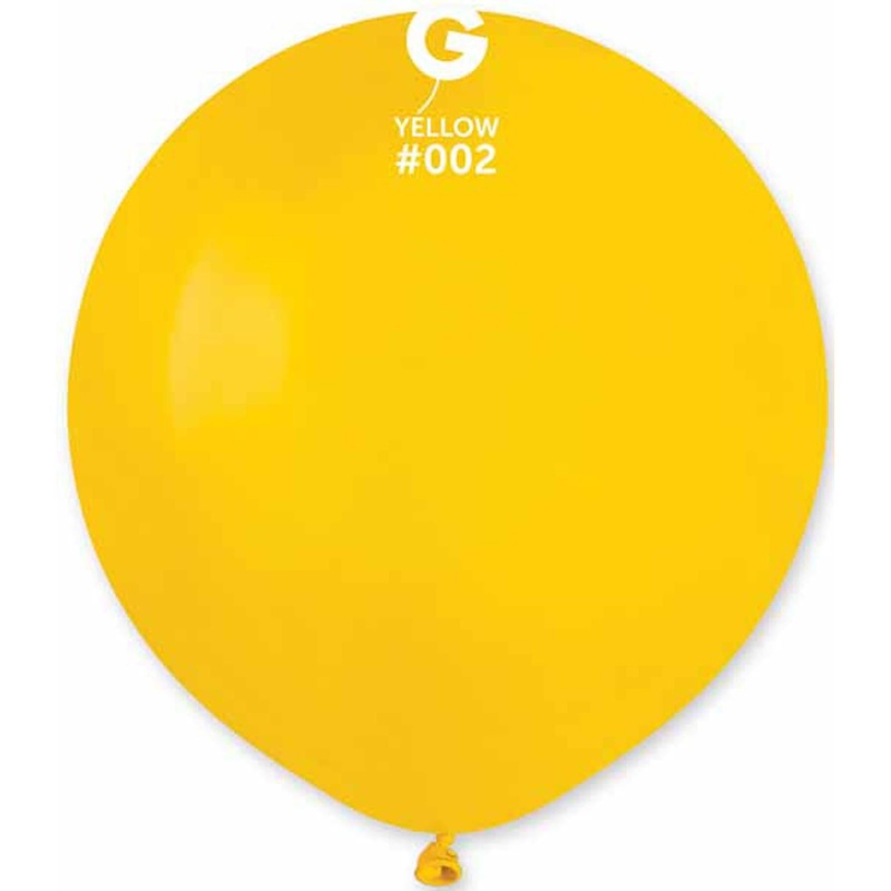 Gemar Yellow Balloons (19", 25/Bag)