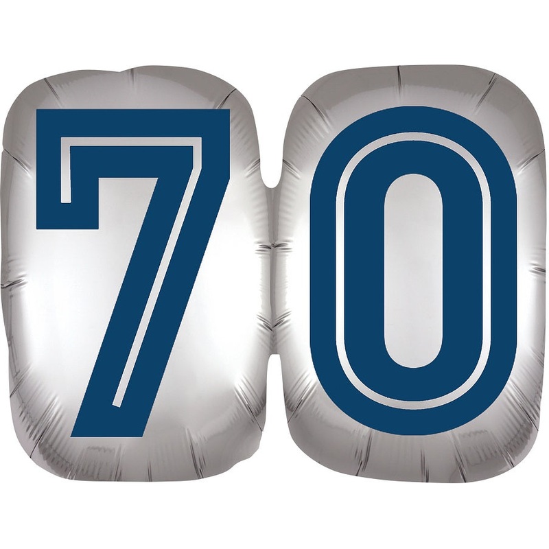 Happy Birthday Man 70 - 25" SuperShape Foil Balloon (3/Pk)