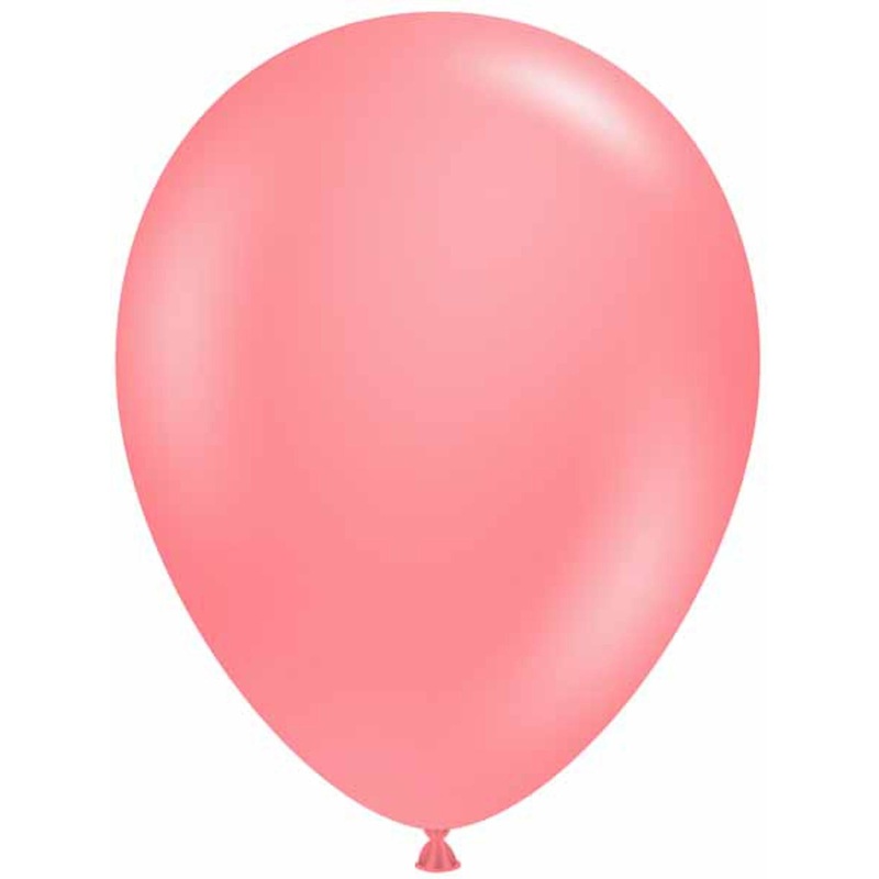 Tuftex Coral Latex Balloons Elegance in Coral (50/Pk)