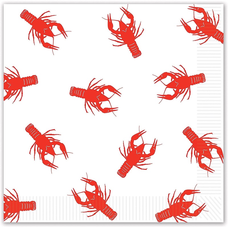 Crawfish Luncheon Napkins 2Ply - 16/PK