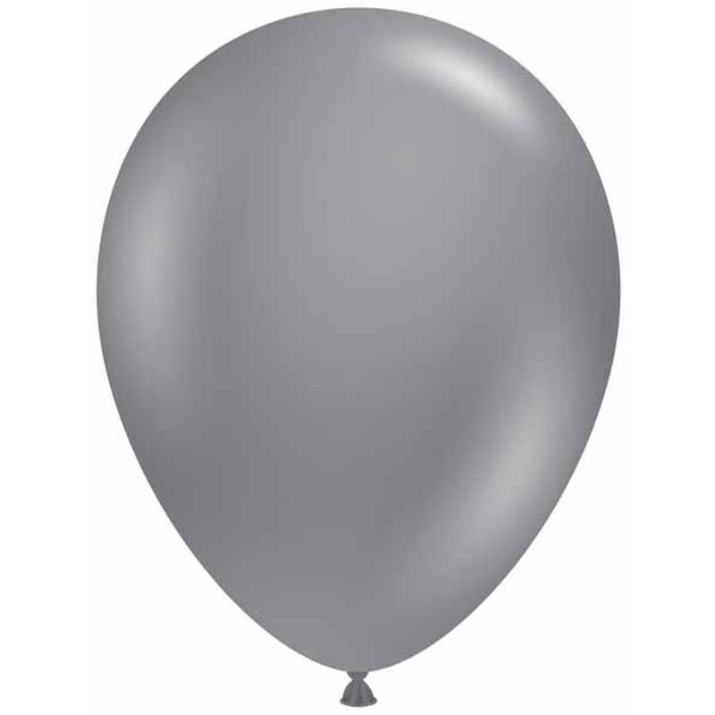 Gray Smoke Latex Balloons by Tuftex (50/Pk)