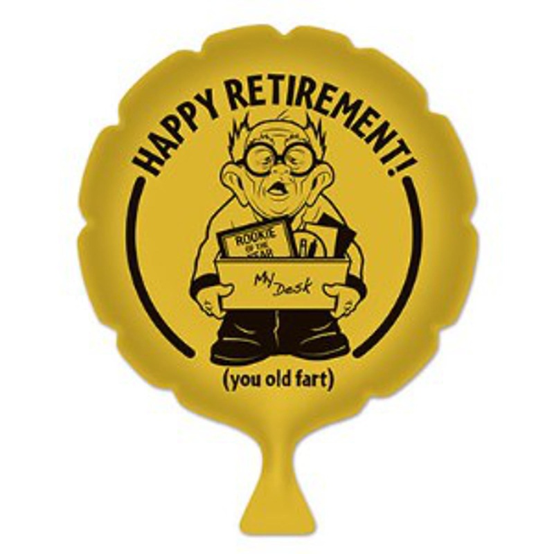 Happy Retirement! Whoopee Cushion