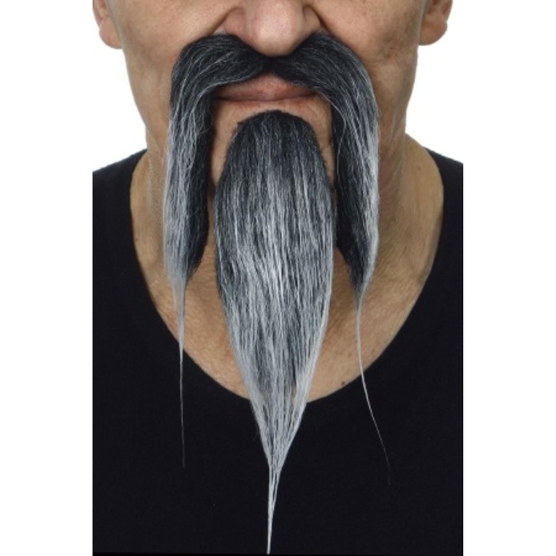 Traditional Chinese Beard - Black/Grey