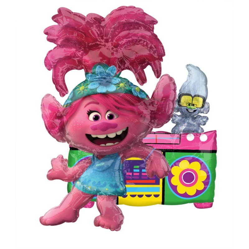 Trolls Poppy Ci: Balloon - Multi 23" A80 Pkg