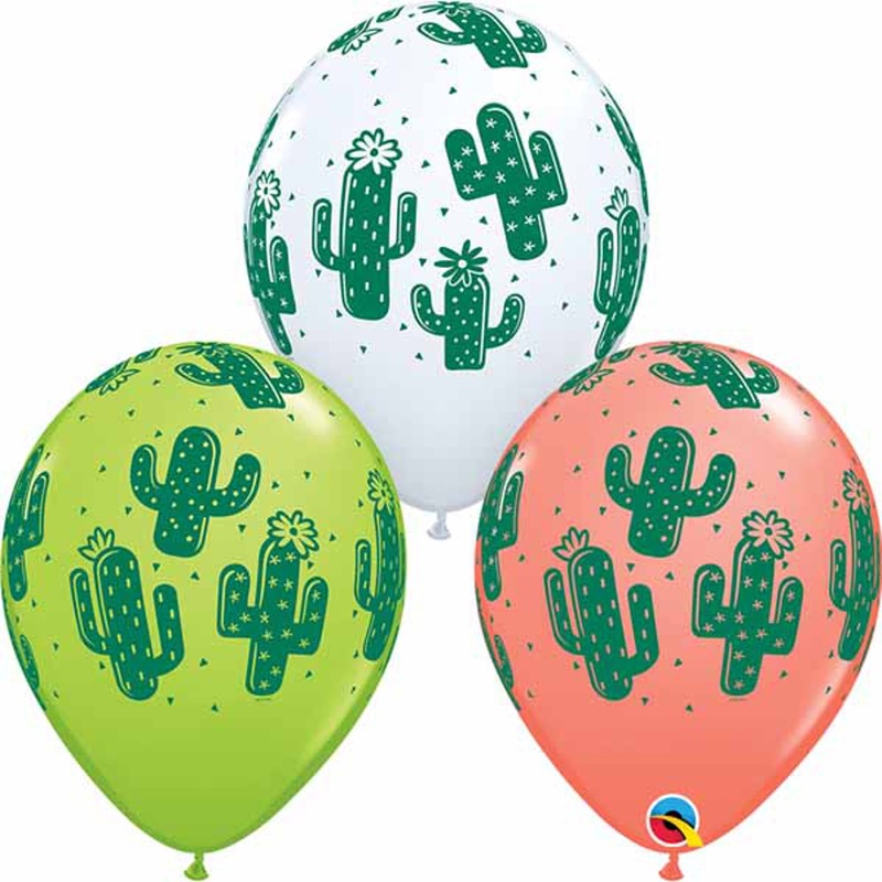 11" White And Clear Cactus Plants - Pack Of 50