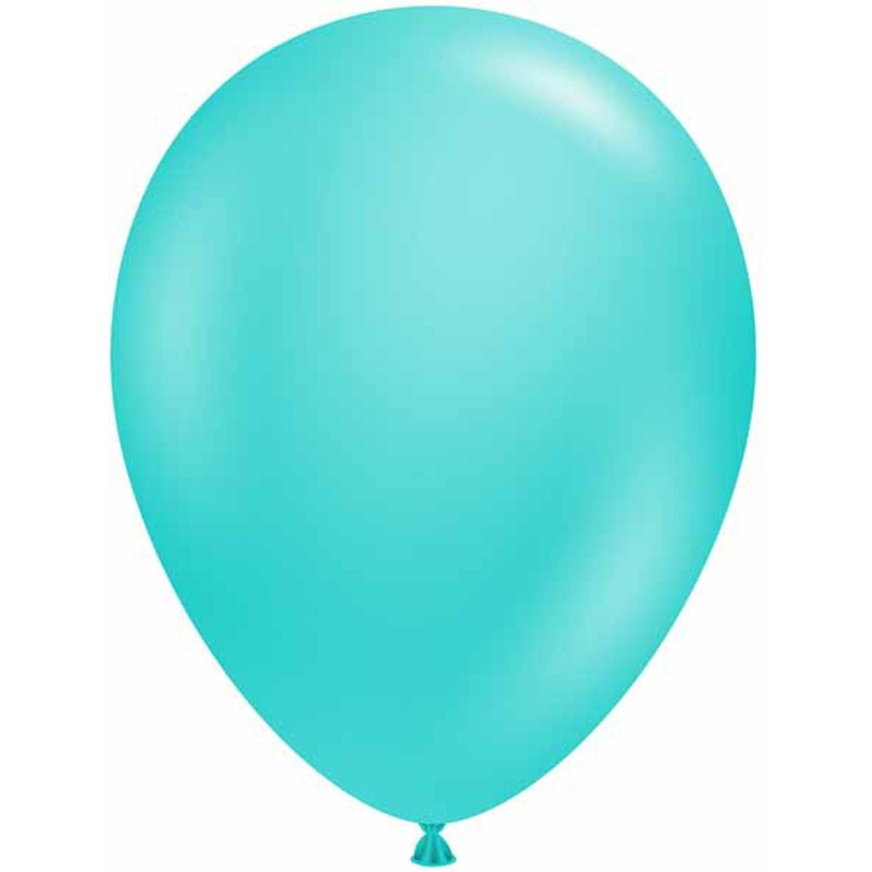 Tuftex Metallic Seafoam Green Latex Balloons (50/Pk)