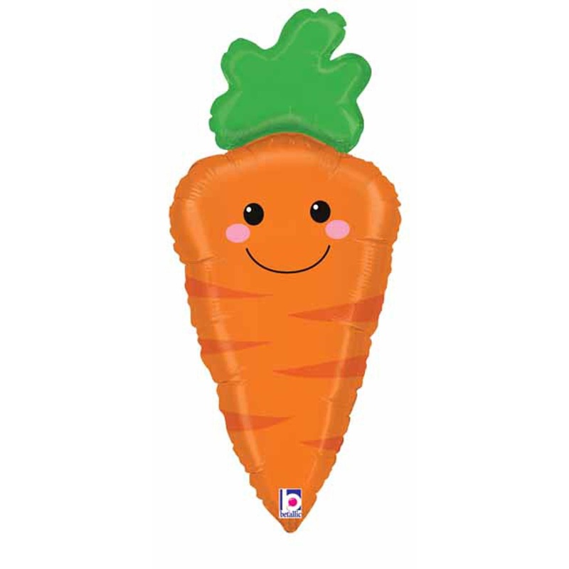 31" Carrot Foil Balloon (3/Pk)
