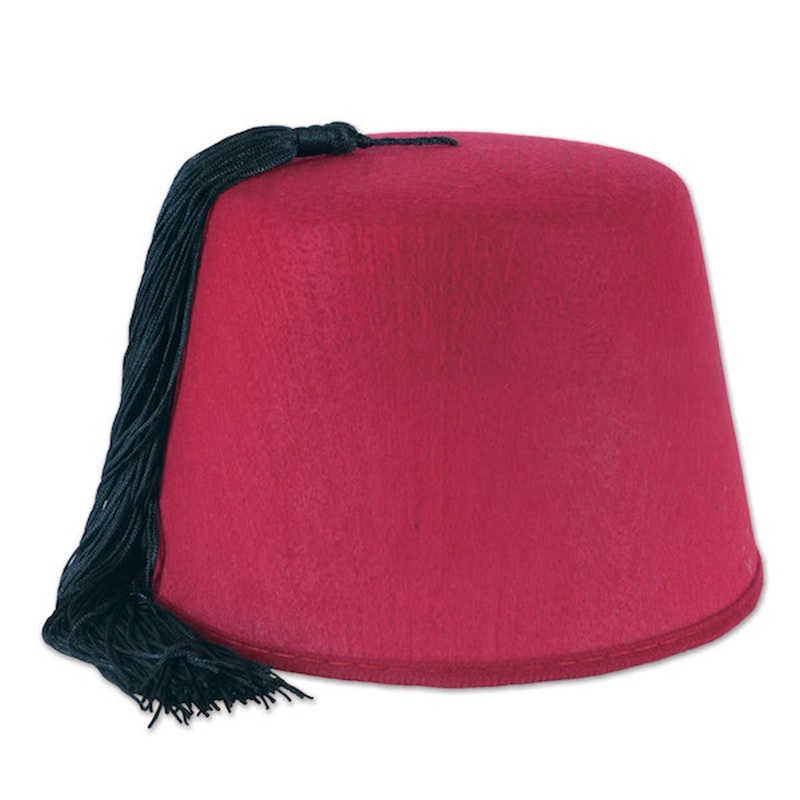 "Felt Fez Hat - One Size Fits All"