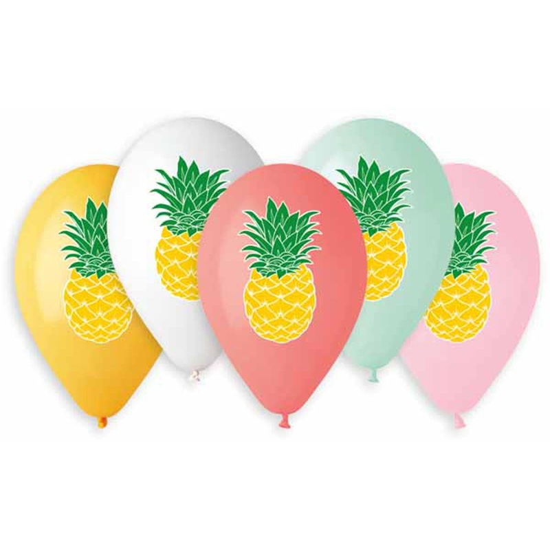 Gemar 13" Colourful Pineapple (50/Bag) - Tropical Party Decoration