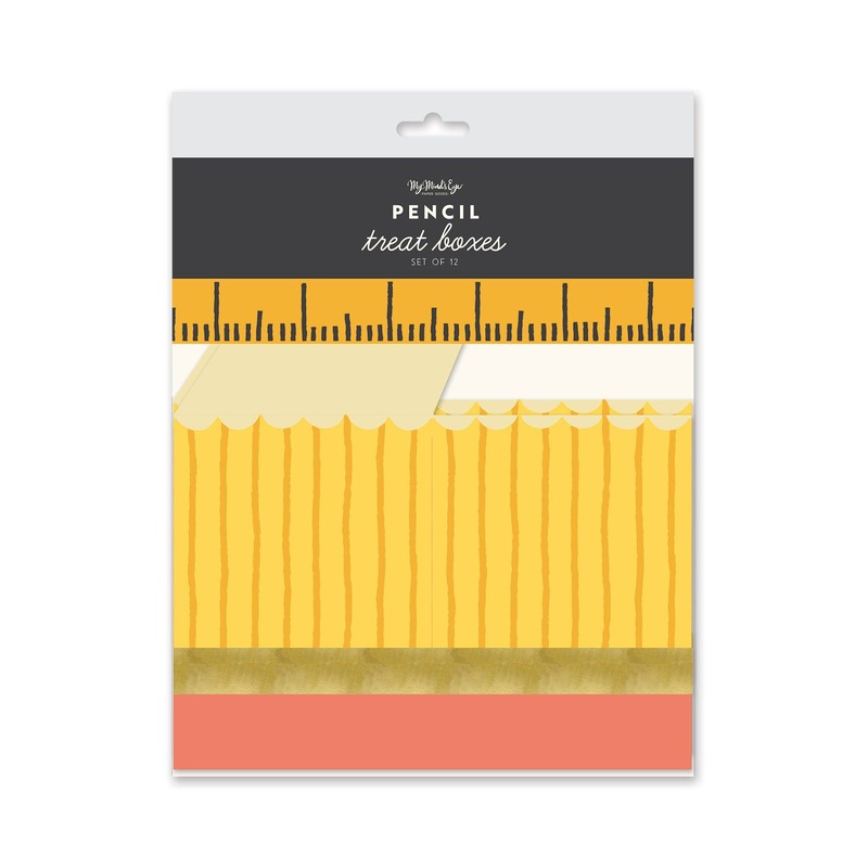 Pencil Shaped Treat Box 12pk.