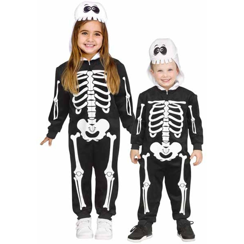 Skeleton Squad Tdlr Costume 3T/4T (1/Pk)