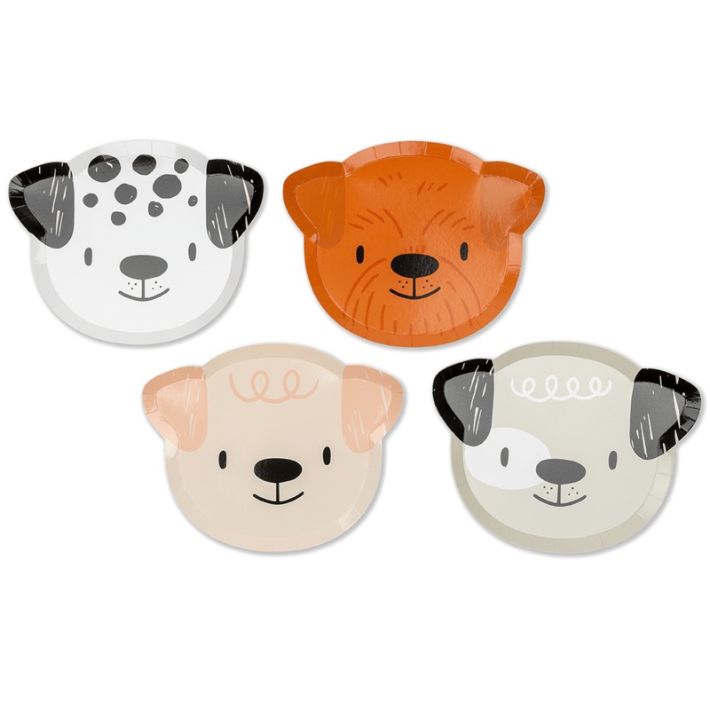 10" Bow Wow Large Plates - 8 Pack