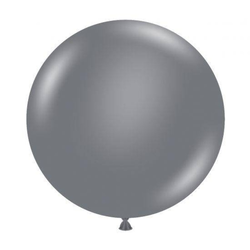 36" Smoke Grey Latex Balloon