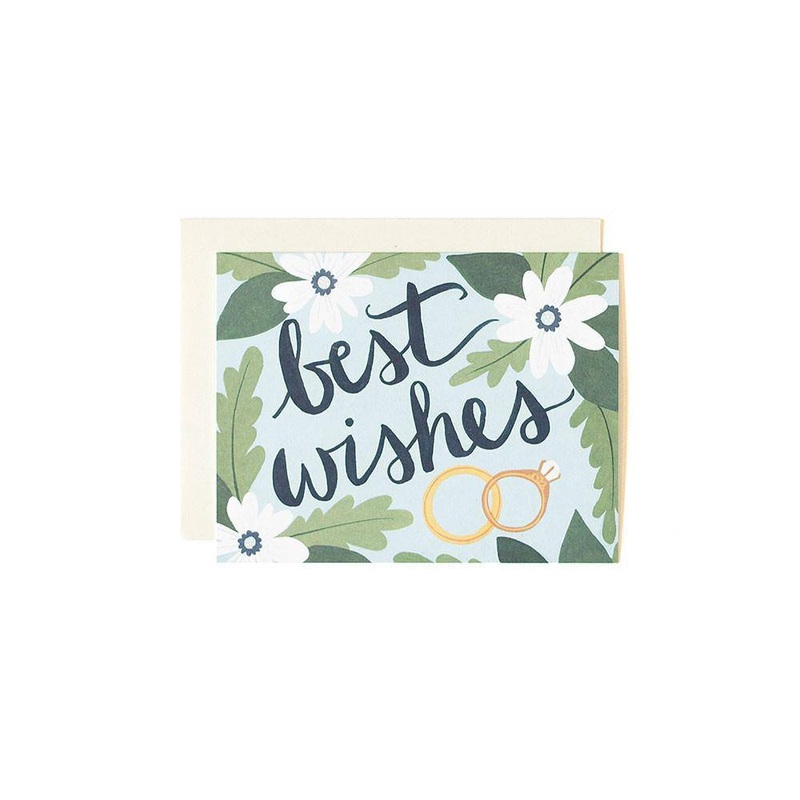 Best Wishes Greeting Card - One Canoe Two