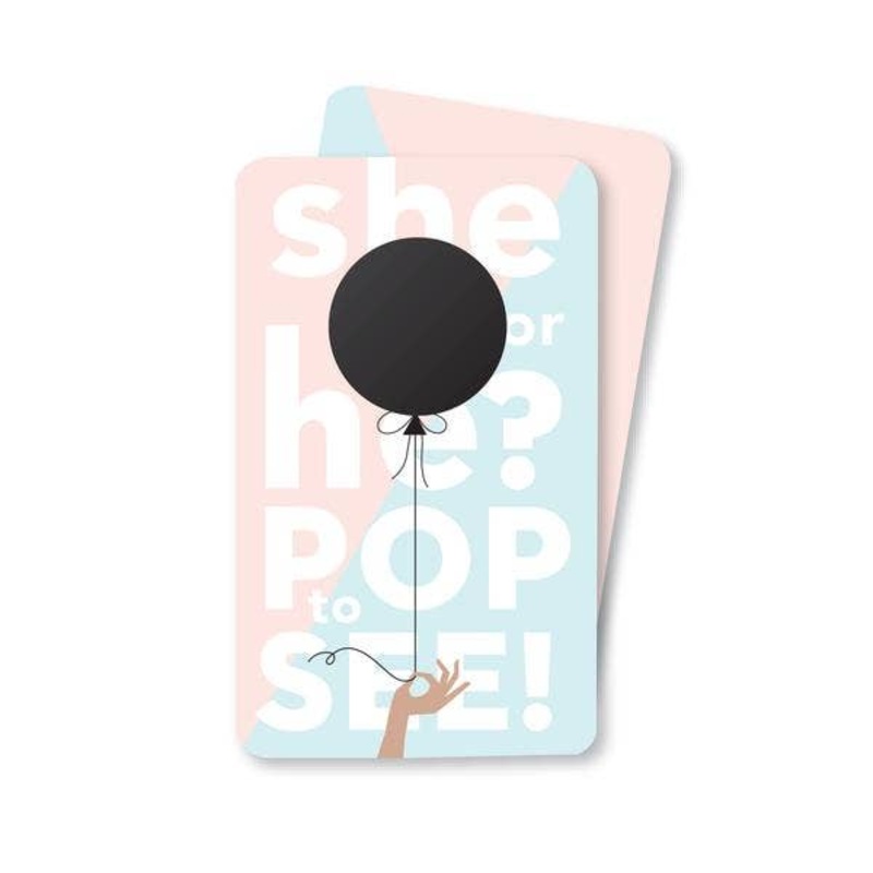 Boy Gender Reveal Scratch-off Cards 12pk S3131