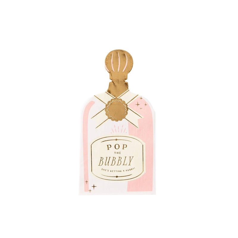 Bridal Shower Bubbly Napkins (18ct) S1108
