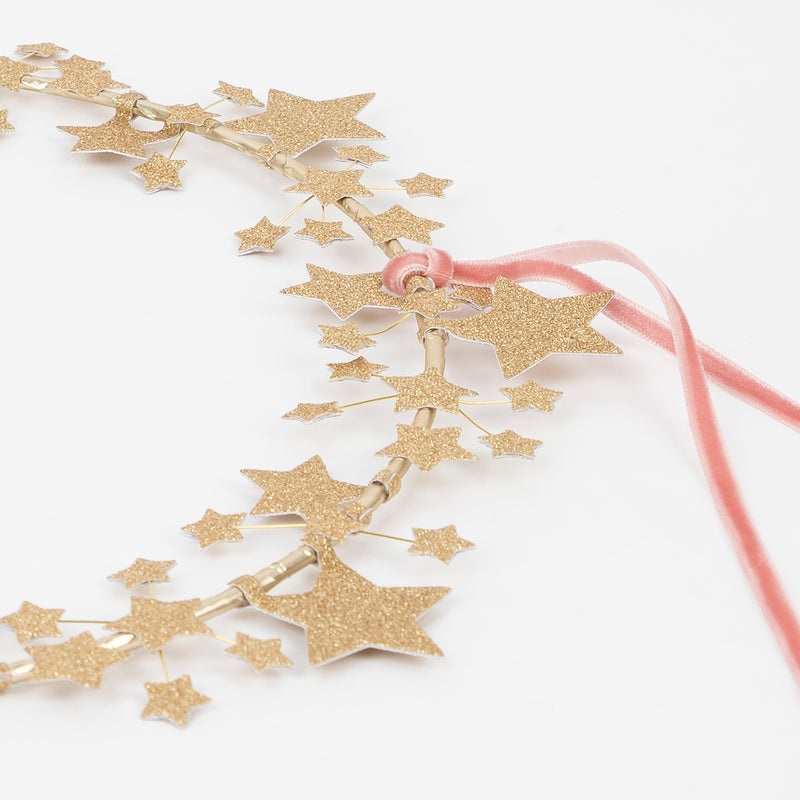 Christmas Sparkly Star Wreath