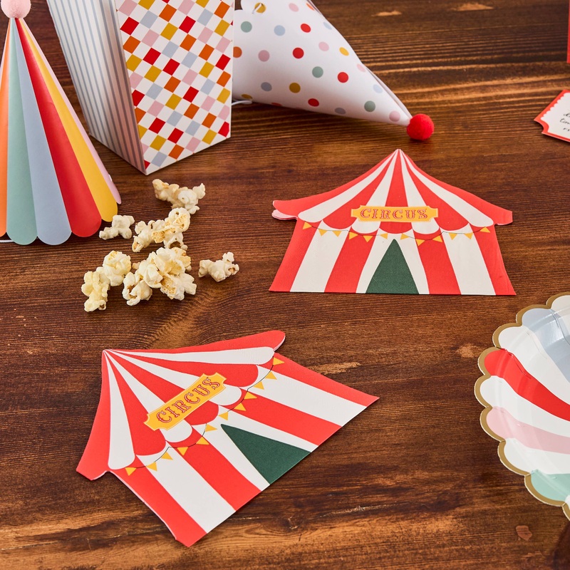 Circus Tent Paper Napkins 16pk.