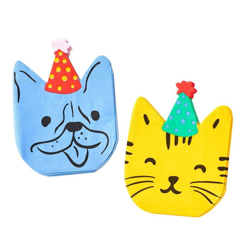 Dog & Cat Pet Party Napkins -20pk  S5079
