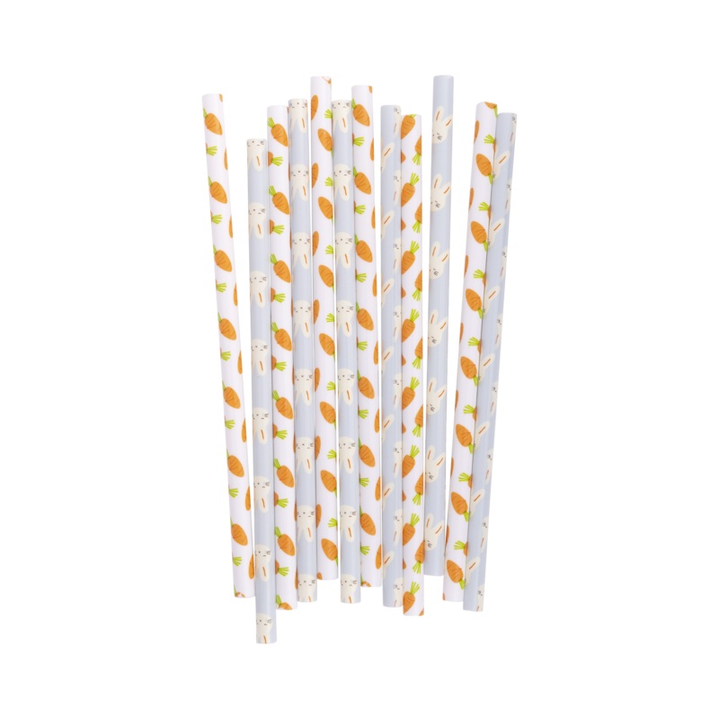 Easter Reusable Straws - 12pk