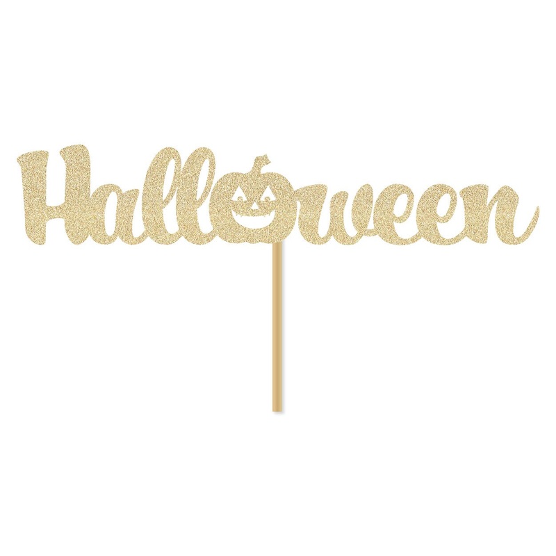 Halloween Cake Topper Party Sign Decoration for a Bat Themed Spooky Classroom Office Boo Scary Food Pick Decor Decoration Supplies