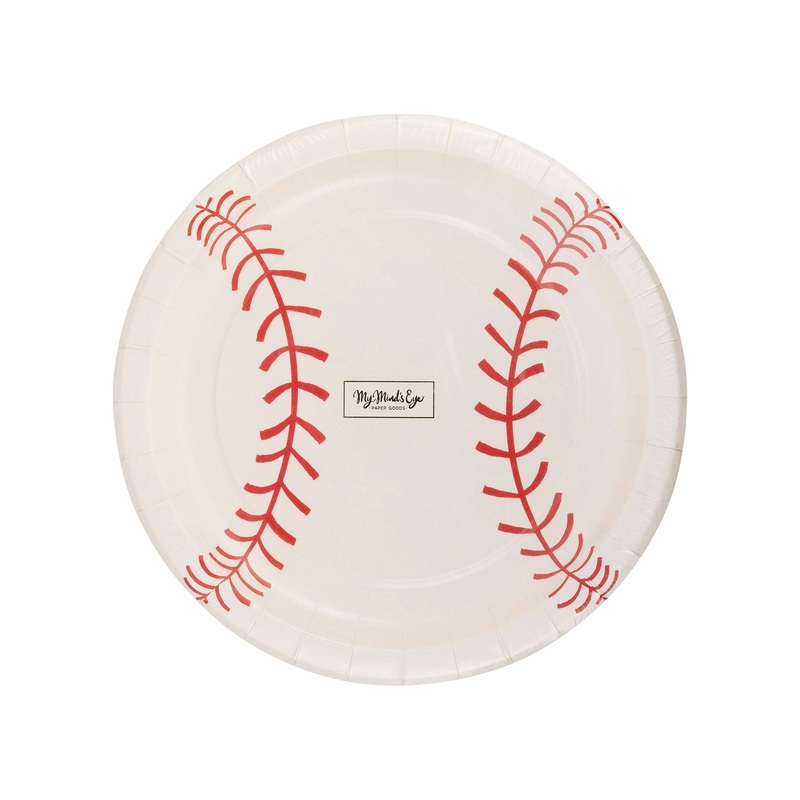 Baseball Paper Plates - 8 pack