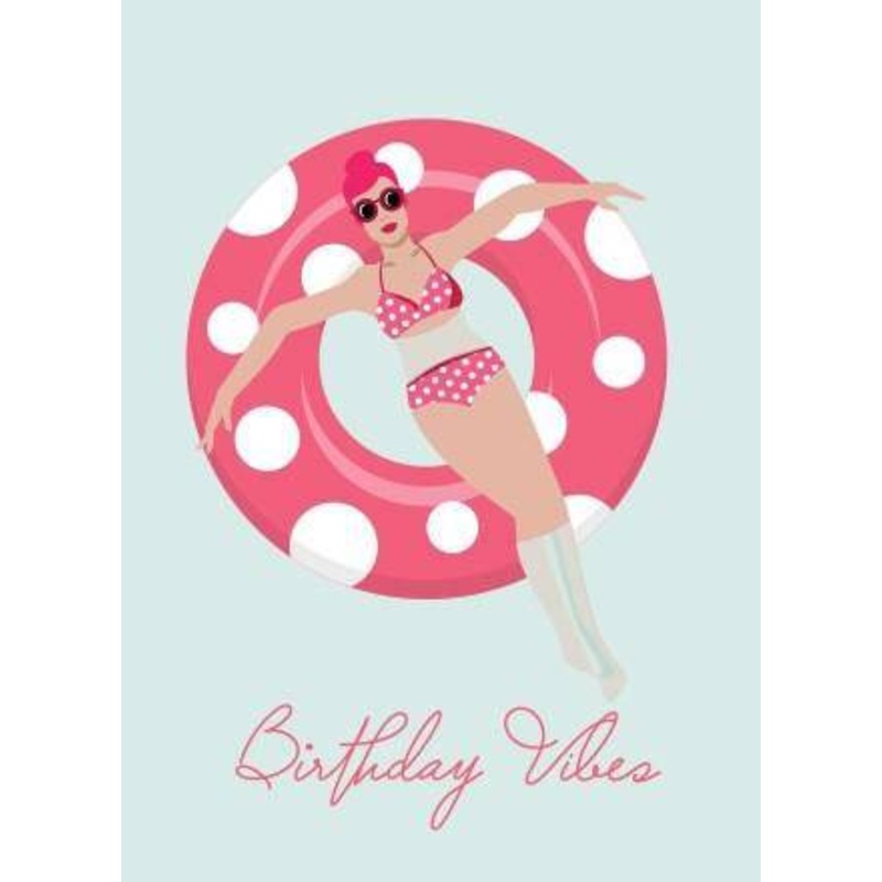Birthday Vibes Greeting Card - Designs By Maria