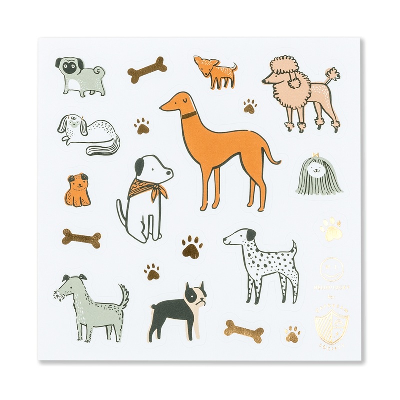 Bow Wow Sticker Set - 4 Pk