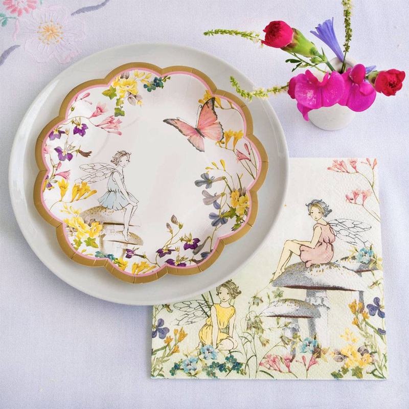 Fairy Party Plates - 12 Pack
