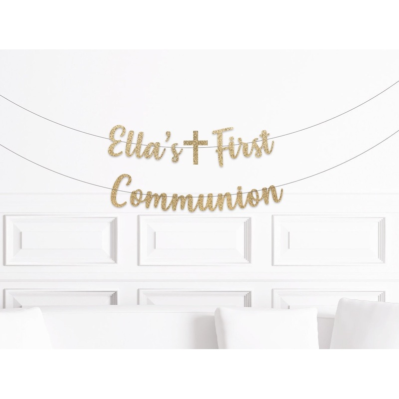 First Communion Custom Banner