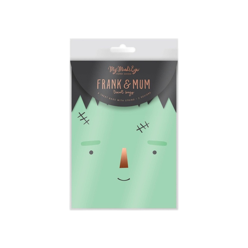 Frank & Mummy Treat Bags-8pk. M0083