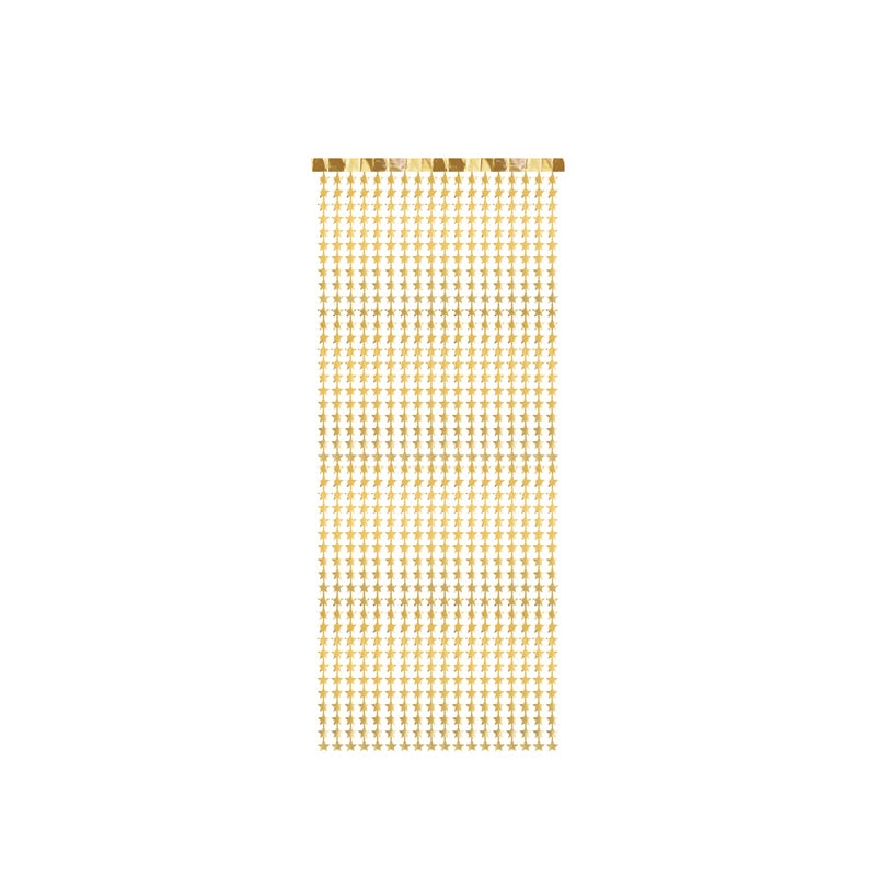 Gold Stars Party Curtain