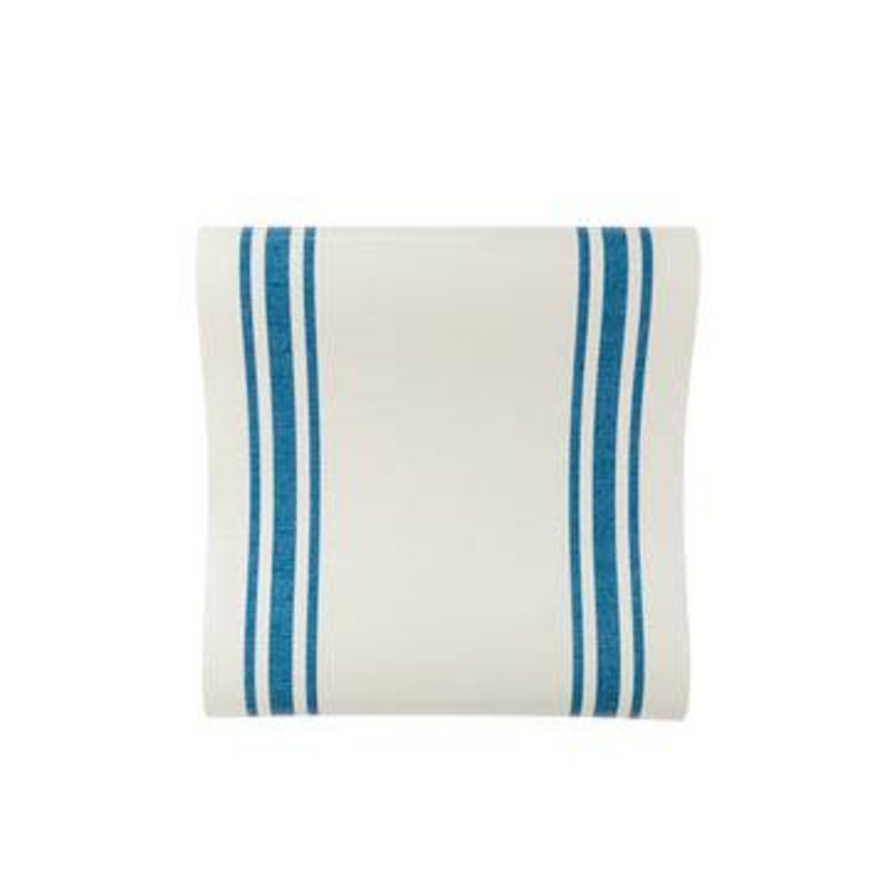 Hamptons Blue Paper Table Runner