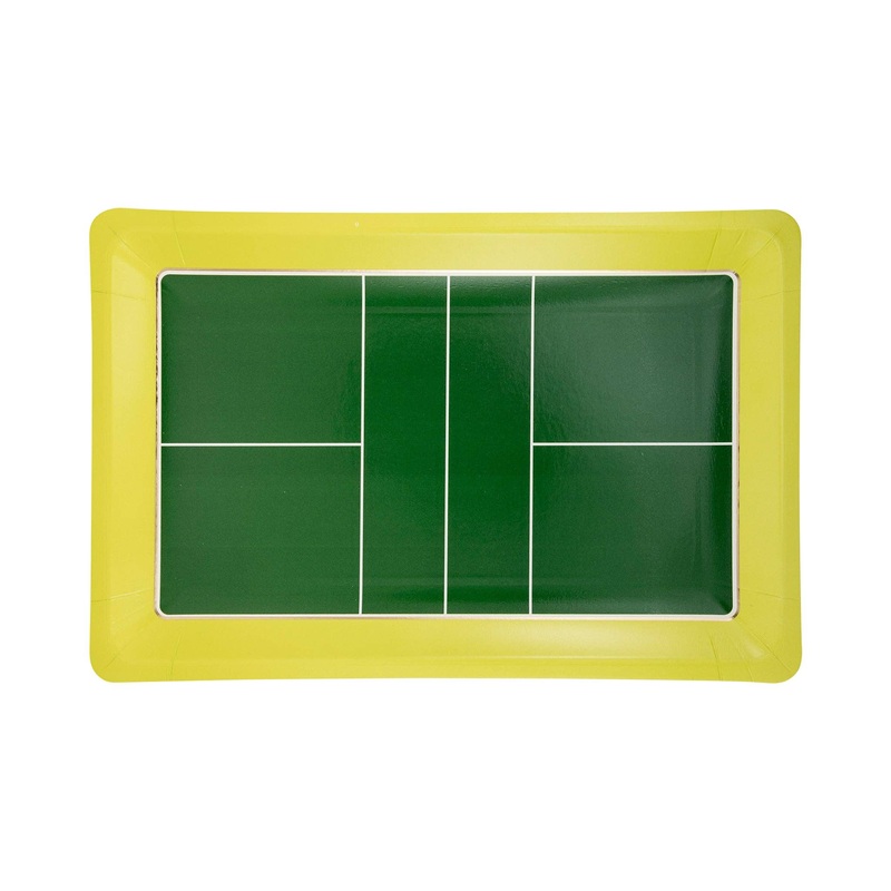 Pickleball Court Plate  - 8 pack