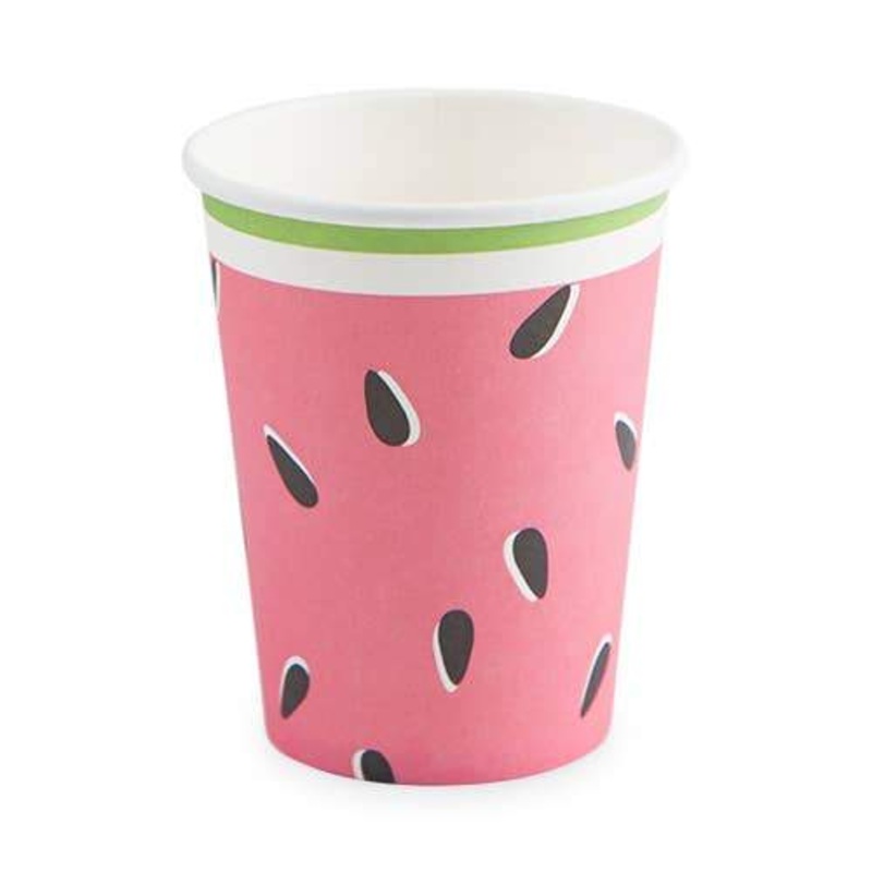 Watermelon Paper Party Cups - Pack of 8