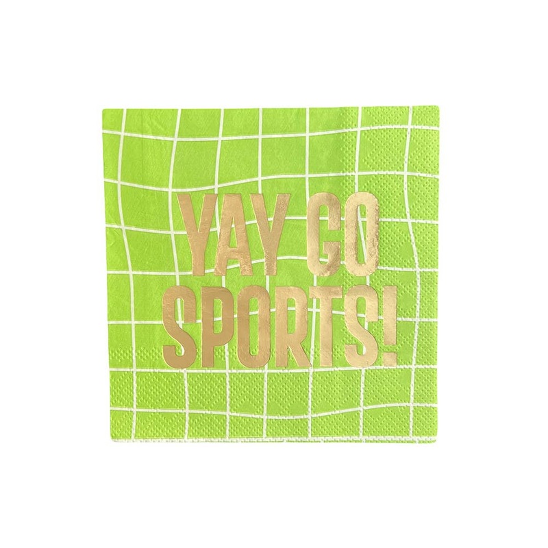 Yay Go Sports Cocktail Napkins - 20 pk.