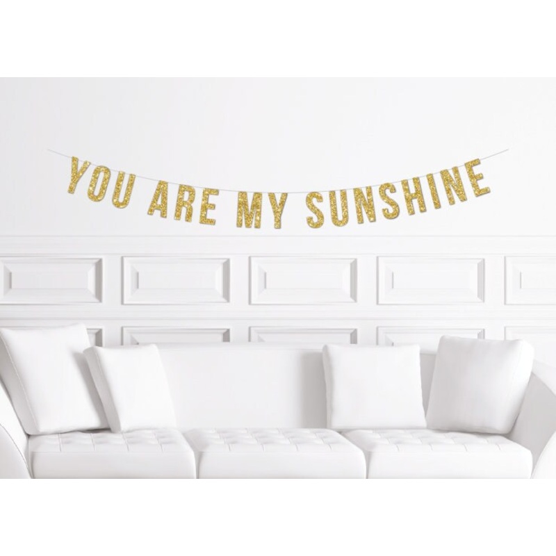 You Are My Sunshine Party Banner, Sun Themed 1st Birthday Party Deorations Decor