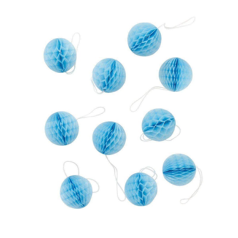 2" Periwinkle Honeycomb Mini Balls - 10 Pack