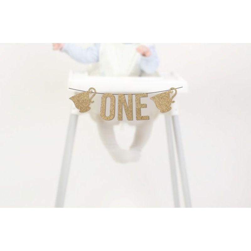 Alice in Onederland High Chair Banner