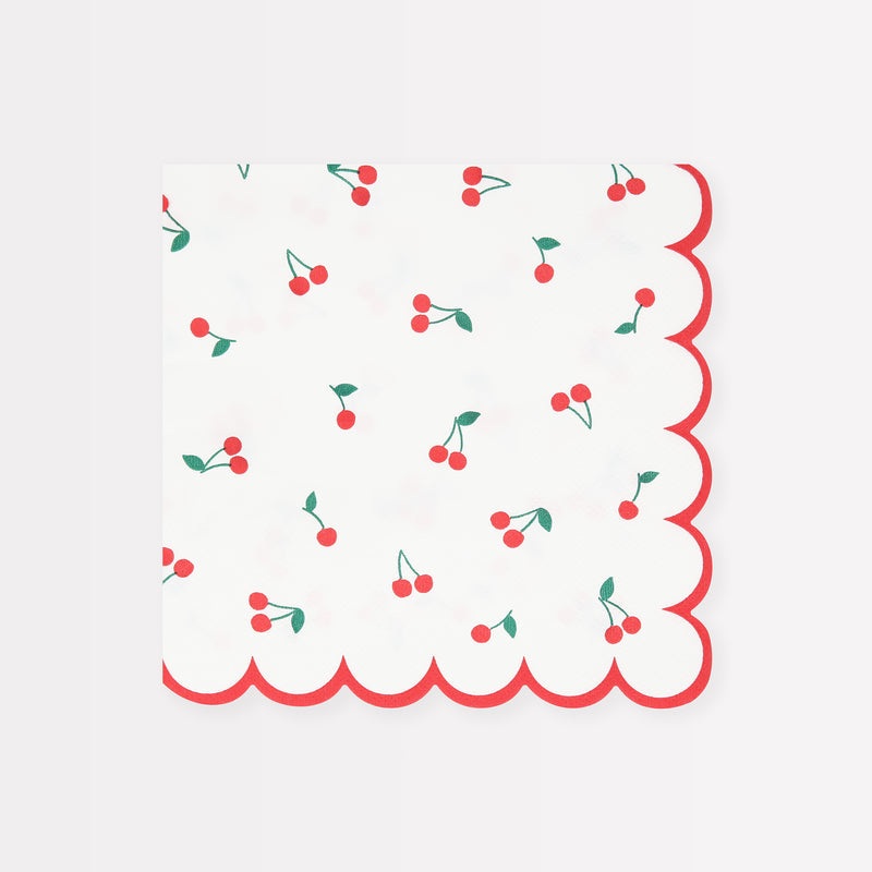 Cherry Pattern Napkins Large 16pk.