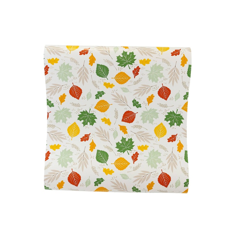 Colorful Leaves Paper Table Runner M1080
