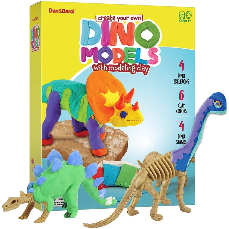 Dino Clay Models with Modeling Clay S1041