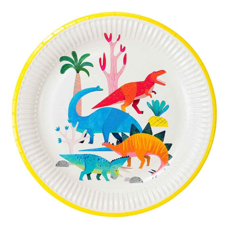 Dino Party Plates - Large