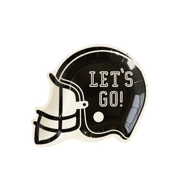 Football Helmet Paper Plates-8pk.