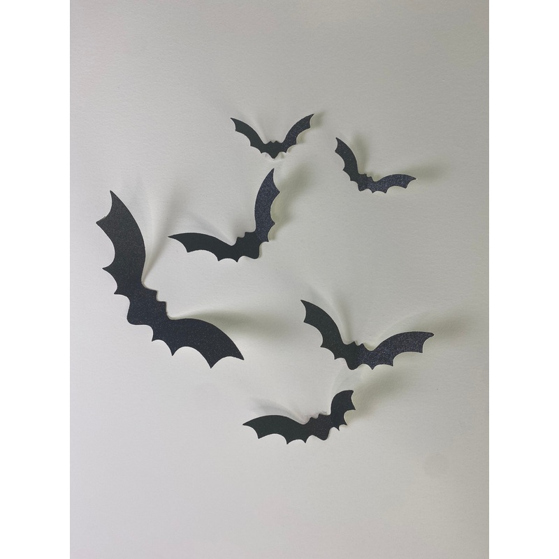Halloween Paper Bats Wall Decor- 30pk