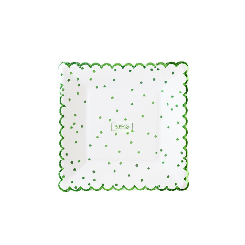 Little Shamrocks Paper Plate - 8 pack