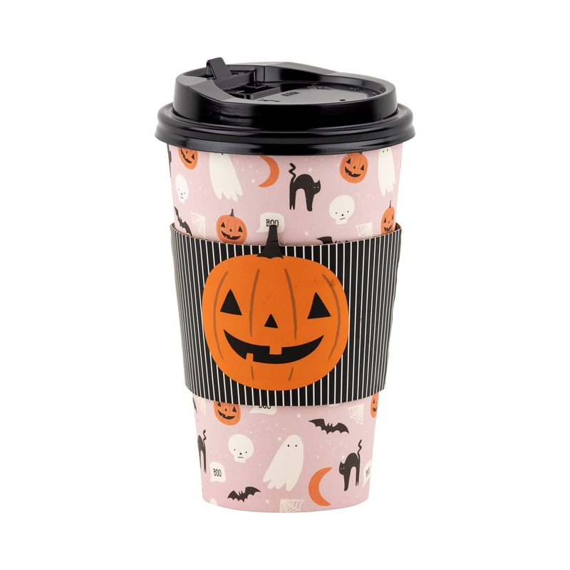 Pink Halloween Icons To Go Cup - 8pk